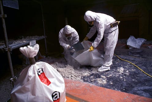 Removing asbestos